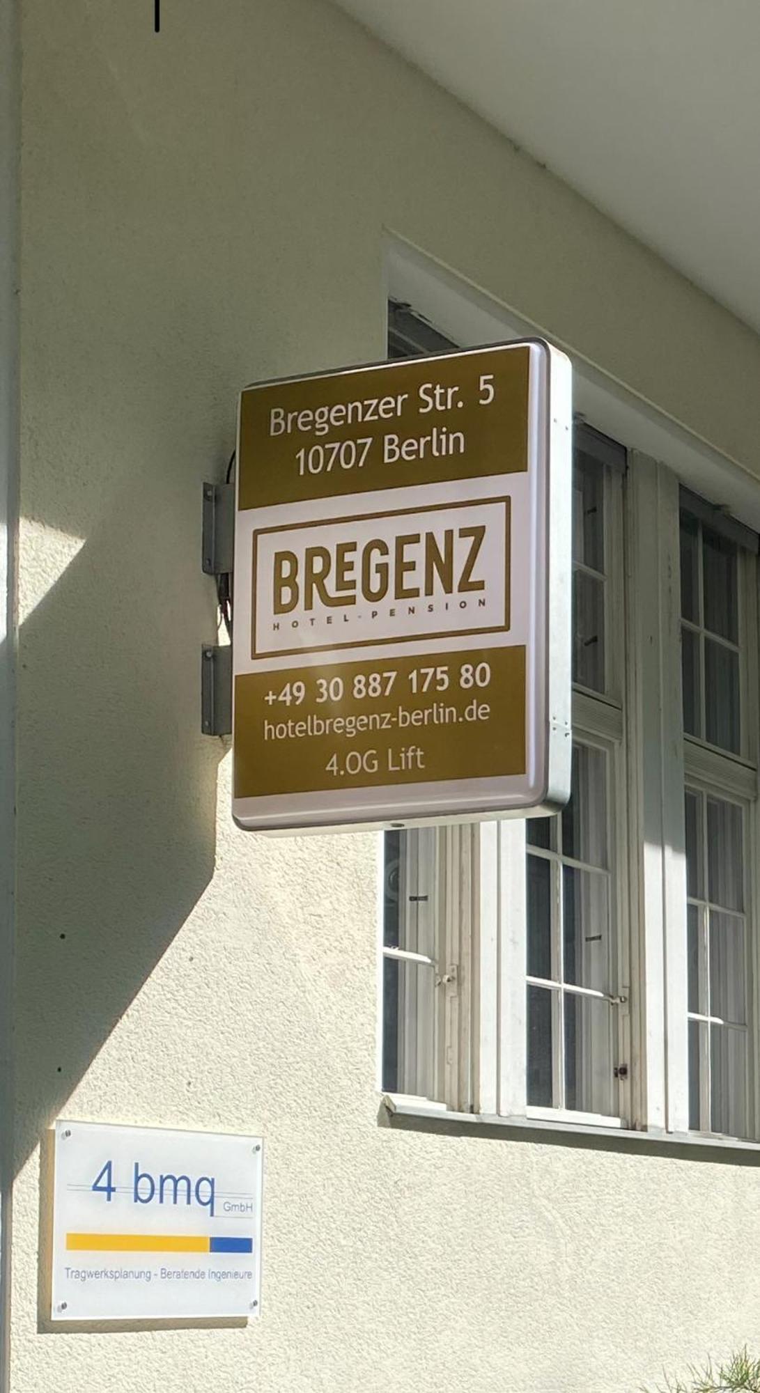 Hotel Bregenz Berlín Exterior foto